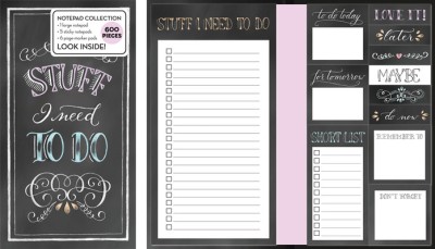 Book of Sticky Notes: Stuff I Need to Do (Chalkboard) foto