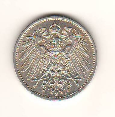 SV * Germania 1 MARK 1914 A ARGINT
