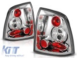 Set de stopuri tuning potrivit pentru Opel ASTRA G 09.1997-02.2004 sedan, cabrio, coupe cu baza cromata, stanga si dreapta Performance AutoTuning