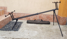 Rod pod Full Metal BLACK EDITION pentru 4 lansete CRAP foto