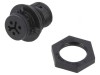 Conector Circular RST Mamă 3 PIN Argintat 8A 250V