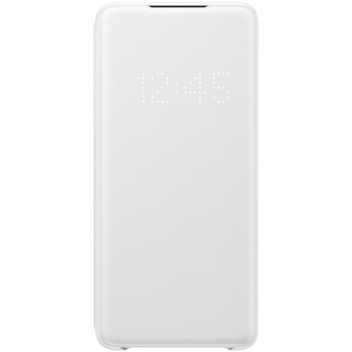 Husa Samsung Galaxy S20 Plus G985 / Samsung Galaxy S20 Plus 5G G986, Led View, Alba EF-NG985PWEGEU