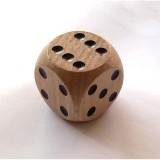 Joc Yams cu zaruri din lemn - 4cm