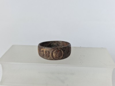 Inel Patriotic Franz Josef din Metal 1914 - WW1 foto