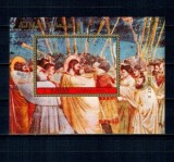 Ajman 1972 - Picturi religioase, Giotto, arta, colita neuzata