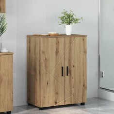 vidaXL Dulap de Baie stejar artizanal 60 x 35 x 80 cm Lemn compozit