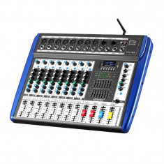 Mixer profesional neamplificat Vlliodor, USB, 8 canale, efecte foto