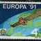 Romania 1991 - Europa-cept 1v,neuzat,perfecta stare(z)