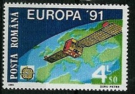 Romania 1991 - Europa-cept 1v,neuzat,perfecta stare(z)