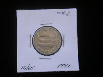 M1 C10 - Moneda foarte veche 55 - Romania - 10 lei 1991 foto