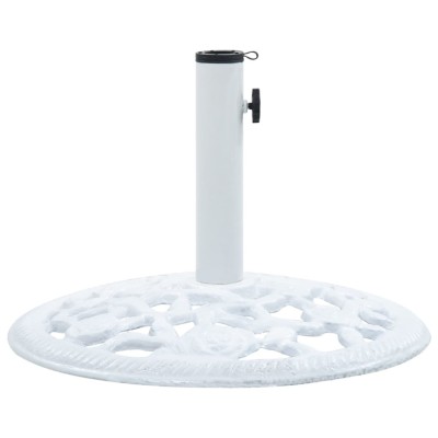 Gossi suport de umbrela, alb, 12 kg, fonta, 48 cm foto