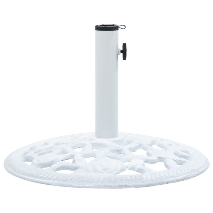 Gossi suport de umbrela, alb, 12 kg, fonta, 48 cm