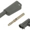 Conector Banană 4mm Gri Izolat 1kV 19A