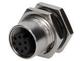Conector M12 soclu PIN 8 mamă A-DeviceNet CANopen 30V