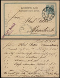 Austria 1903 Postal History Rare Old postcard postal stationery Pisek D.615