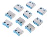Conector capac protecție Logilink tata drept albastru