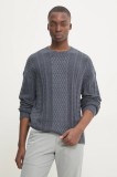 Hollister Co. pulover bărbați, culoarea gri, KI320-4049