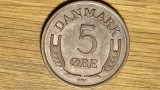 Danemarca - moneda de colectie bronz - 5 ore 1963 - absout superba !, Europa