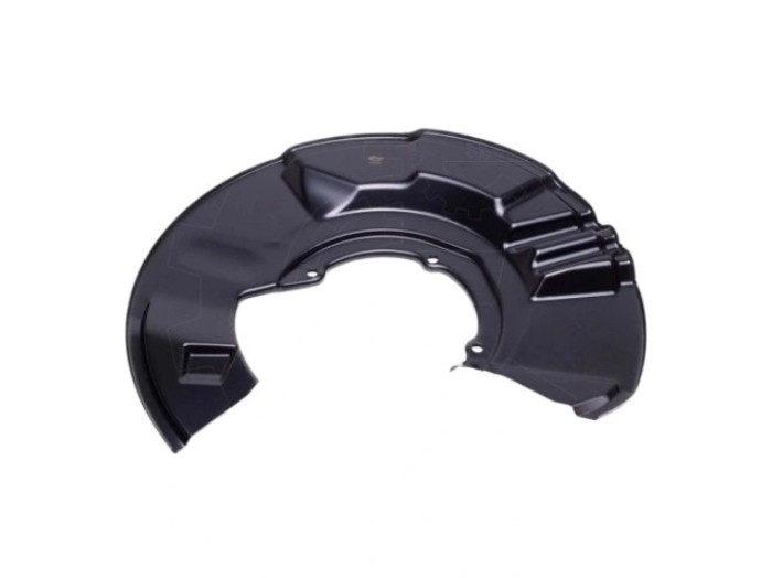 Protectie stropire disc frana fata MERCEDES Clasa E (W210), 06.1995-03.2003 Tip tractiune : 4MATIC, partea dreapta, metal; 4x4, Diametru disc frana :