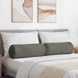 vidaXL Perne Bolster 2 pcs Gri deschis &Oslash; 25 x 70 cm 42014346