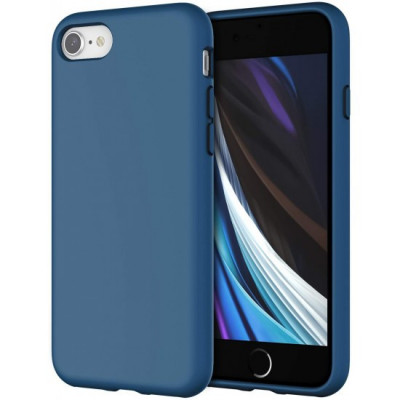 Husa Liquid soft touch compatibila cu Apple IPhone 7 / 8 / SE 2020, Albastru - ALC&amp;reg; foto