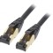 Patch Cord S/FTP Cat 8 LSZH Negru 10m 27AWG