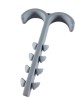 Set 100 buc cleme de perete prindere 4-10 mm cu doua brate strangere cu gaura de 6mm