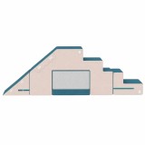 AIYAPLAY Canapea de joacă din catifea 2 piese canapea pentru copii din spumă lavabilă modulară pentru copii 0,5-3 ani | Aosom Romania