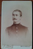 Fotografie tip CDV, elev militar scoala de Aplicatie, 1894
