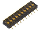 Comutator DIP-SWITCH OFF-ON 0,1A/50VDC, 2 poziții, SMD