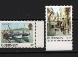 GUERNSEY 1984 - PEISAJE TURISM, serie DEPARAIATA nestampilata, P6, Nestampilat