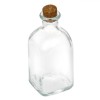 Sticla 150ml cu Dop Pluta, 0.15L, Transparenta, Vase, Lichior, Ulei, Otet, 4.5x4.5x12cm