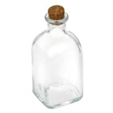 Sticlă cu Dop, 150ml, Capacitate 0,15L, Potrivită pentru Mașina de Spălat Vase