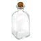 Sticlă cu Dop, 150ml, Capacitate 0,15L, Potrivită pentru Mașina de Spălat Vase