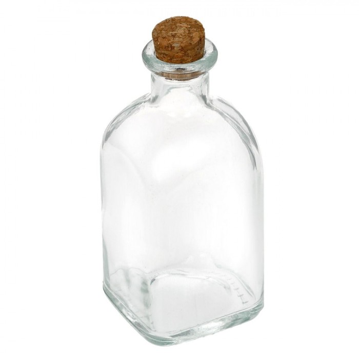 Sticlă cu Dop, 150ml, Capacitate 0,15L, Potrivită pentru Mașina de Spălat Vase