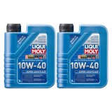 Ulei Motor Sintetic Liqui Moly Super Leichtlauf 10W40, 2 Litri. Protectie Uzura, Pornire Usoara. A3/B4, API SN, MB 229.1/229.3, VW 501 01/505 00