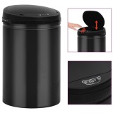 Cumpara ieftin Cos de gunoi automat cu senzor, 30 L, negru, otel carbon