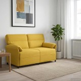 vidaXL Canapea 100% poliester, cadru din metal, MDF, placaj 42033907