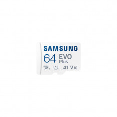 Card Samsung EVO Plus 2021 R130 microSDXC 64GB UHS-I U3 A1 Clasa 10 foto