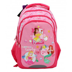 Ghiozdan Disney pentru fetite, 4 compartimente, clasele primare, inaltime 46 cm