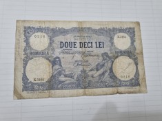 bancnota romania 20 lei 1920 foto