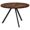 VidaXL Masă de bucătărie, 110x75 cm, lemn masiv reciclat