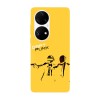 Husa compatibila cu Huawei P50 model Daft punk gun fight, Silicon, TPU, Viceversa, Transparent, Carcasa