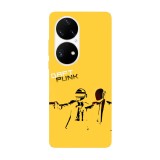 Husa compatibila cu Huawei Mate 40 Pro model Daft punk gun fight, Silicon, TPU, Viceversa