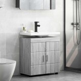 vidaXL Set dulap baie TULUM Gri Sonoma 60 x 34 x 63 cm Lemn compozit 880327