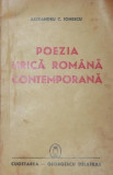 POEZIA LIRICA ROMANA CONTEMPORANA