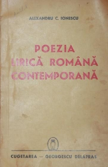 POEZIA LIRICA ROMANA CONTEMPORANA