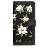 Husa tip carte Flip Honor 200 Lite, protectie 360 , negru floral, piele ecologica premium , TFC