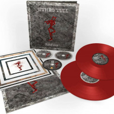 Jethro Tull RokFlote, Ltd. Deluxe dark red LP+CD+Bluray Artbook 2 artprints, 2vinyl+2cd+bluray