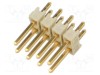 Conector PCB-PCB SAMTEC HTSW soclu tată 8 pini drept THT 2,54mm aurit